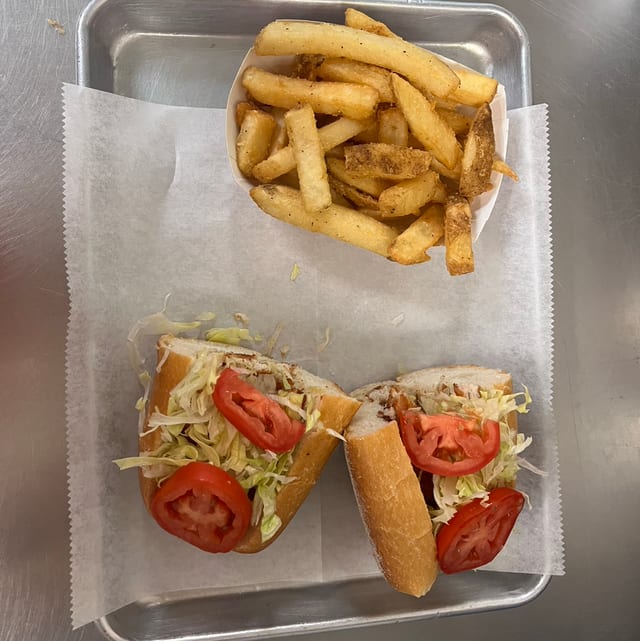 8" Chicken Cutlet Hoagie Meal Deal.