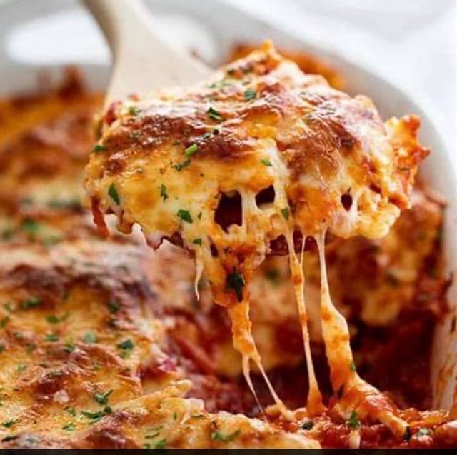 8" Baked Ravioli.