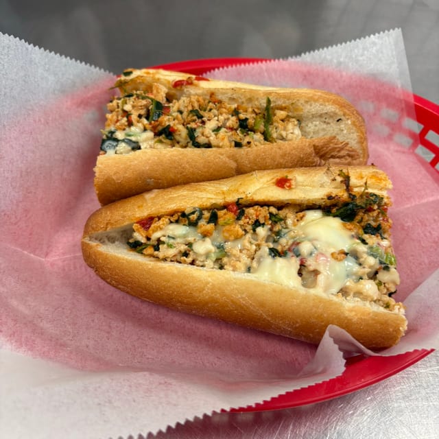 Italian Chicken Steak Sandwich.
