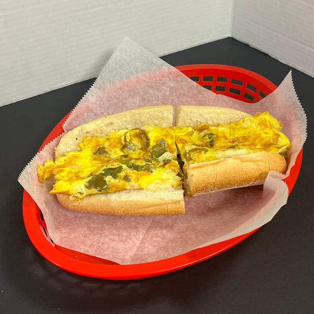 Peppers & Egg Sandwich.